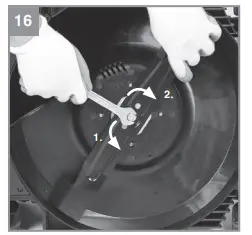 Einhell RASARRO 36-42 Cordless Lawn Mower 16