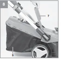 Einhell RASARRO 36-42 Cordless Lawn Mower 8