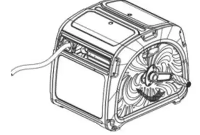 Giraffe tools Metal Hose Cabinet Owner’s Manual - Close the cover