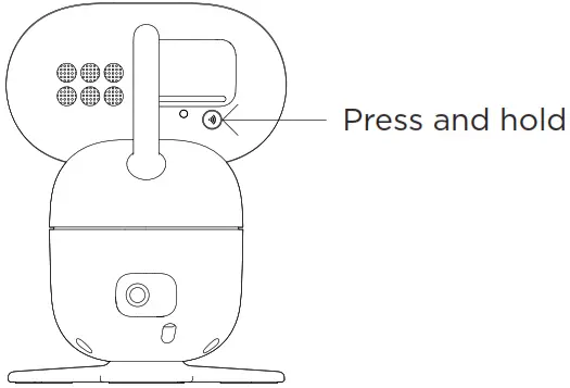 Motorola PIP1510 CONNECT Wi Fi Motorized Video Baby Monitor - Registering
