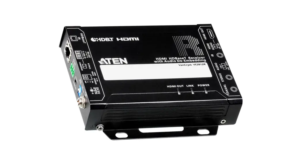Aten Ve2812r Hdmi Hdbaset Receiver With Audio De-embedding User Manual