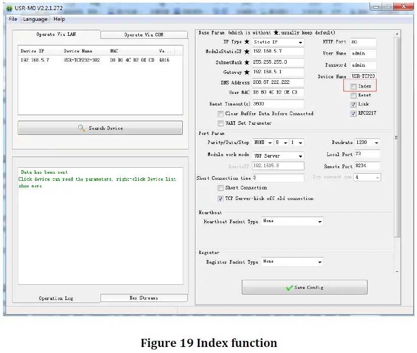 ENS IOT-RS232-01 Serial to Ethernet Converter fig 17