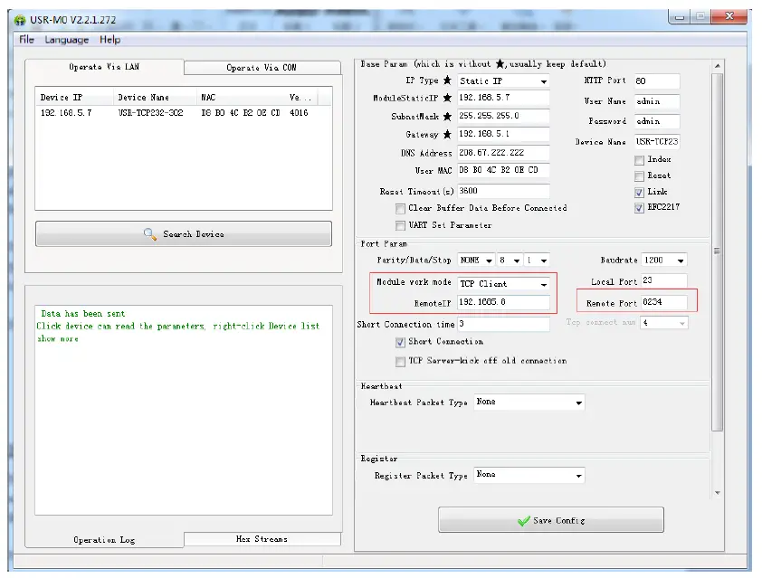 ENS IOT-RS232-01 Serial to Ethernet Converter fig 7