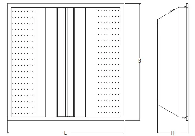 NUBE LED Panel RTI Sanifica Aria - Fig