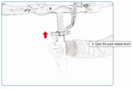 insportline E-Scooter Skootie- UNFOLDING step3
