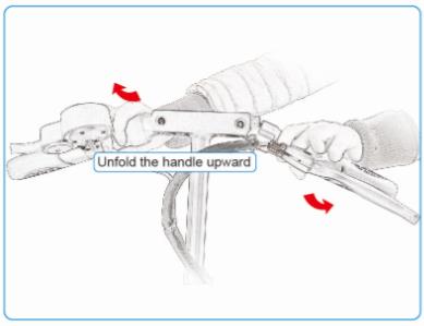 insportline E-Scooter Skootie- UNFOLDING step4
