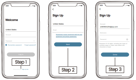 ZUMIMALL Bell-J7 Smart Video Doorbell - app