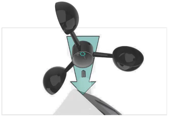 LA CROSSE TECHNOLOGY LTV WSDR1 Cyclone Pro Wind Sensor - fig1