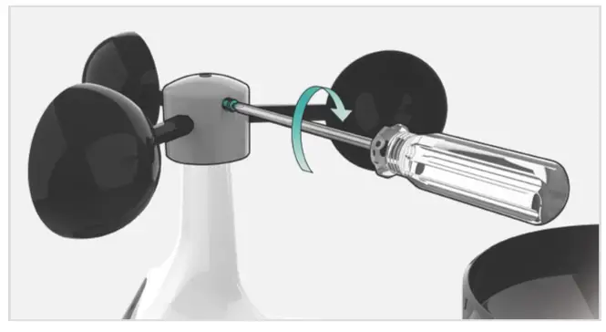 LA CROSSE TECHNOLOGY LTV WSDR1 Cyclone Pro Wind Sensor - fig2
