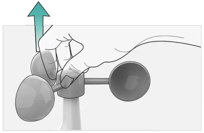 LA CROSSE TECHNOLOGY LTV WSDR1 Cyclone Pro Wind Sensor - fig3