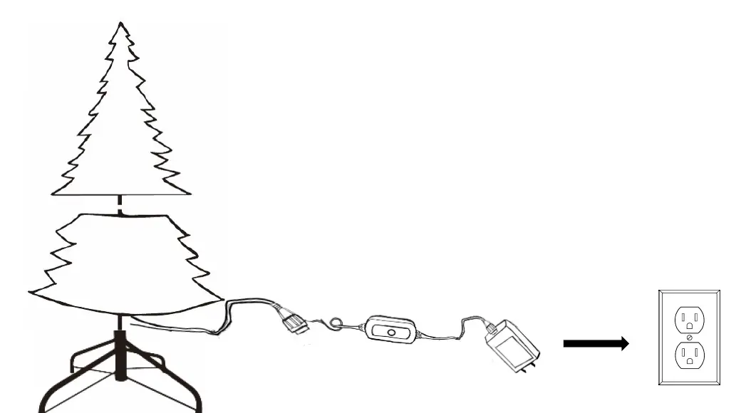 Mr Christmas 68339 Alexa Compatible Outdoor Safe LED Stake Trees 16