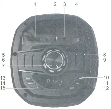 V-TAC Speaker-panel fucntion