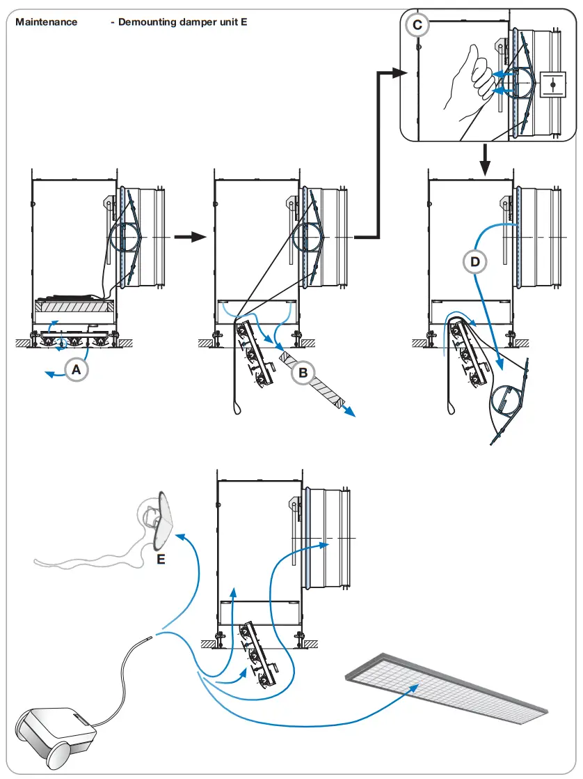 Lindab LTDF Slot Diffuser with filter - fig 2