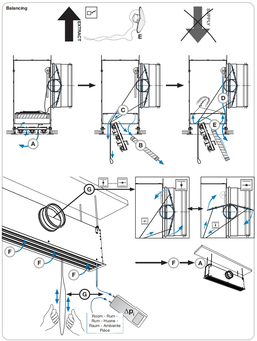 Lindab LTDF Slot Diffuser with filter - fig 4