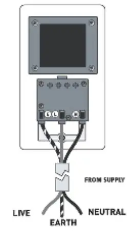 Knightsbridge CU9903 Curved Edge 13A 1 Gang Switched Socket - DUAL VOLTAGE SHAVER SOCKET