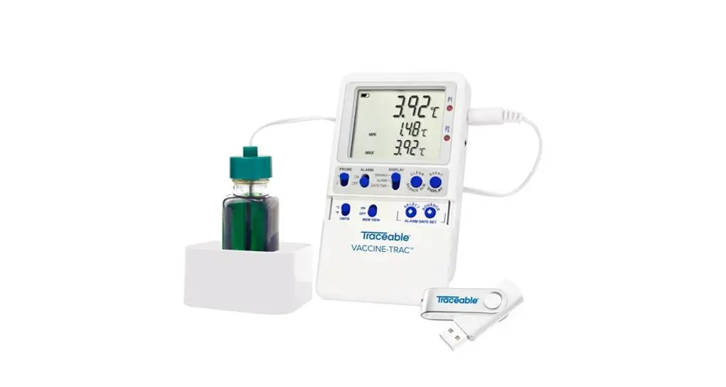 Traceable 6439 Vaccine-trac Data Logging Thermometer Instruction Manual