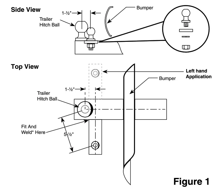 eazlift 48380 Right-Mounted Passenger Side Trailer Sway Control - fig1