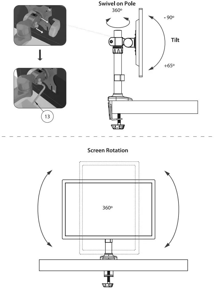 B-TECH BT7371 Flat Screen Mount - Figure 11