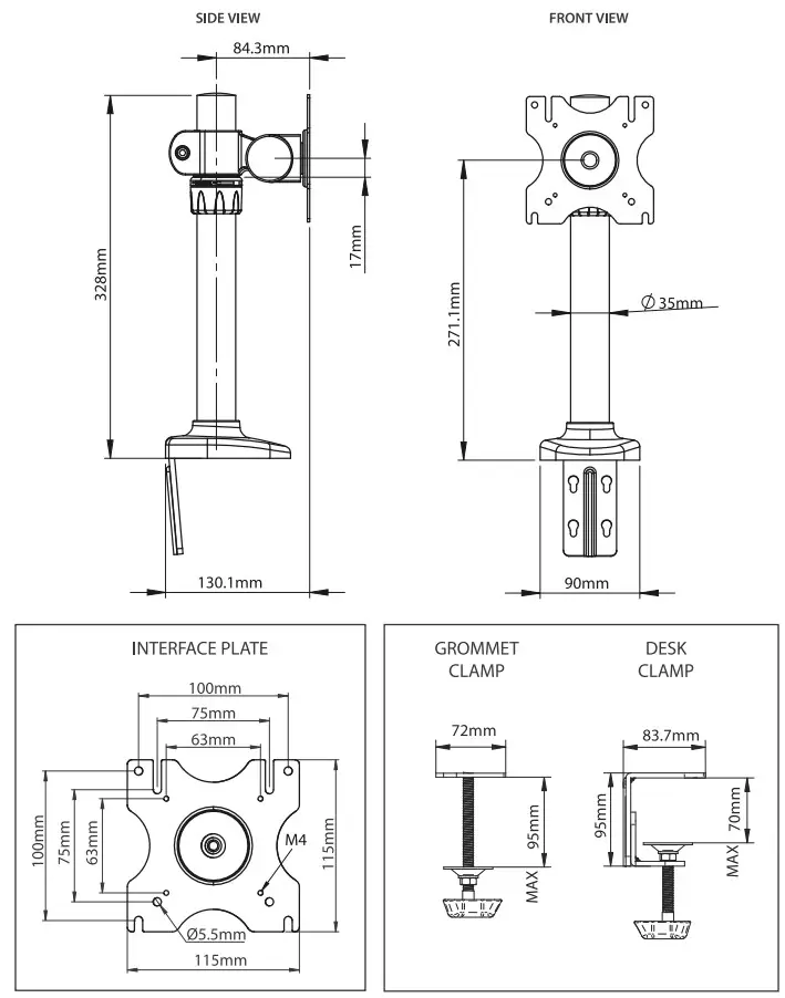 B-TECH BT7371 Flat Screen Mount - Figure 12