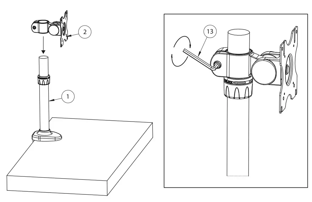 B-TECH BT7371 Flat Screen Mount - Figure 6