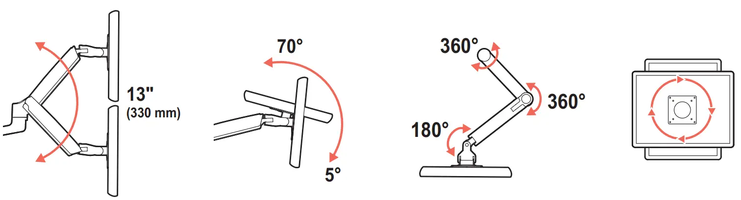 ergotron 45 248-026 LX Dual Stacking Arm - fig 15