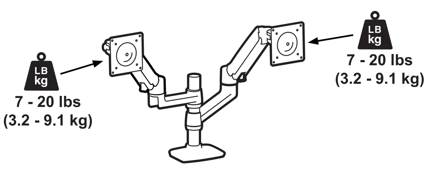ergotron 45 248-026 LX Dual Stacking Arm - fig 18