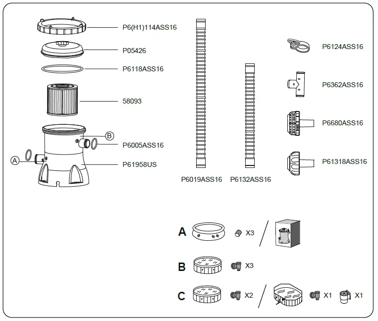 Bestway-58511E-Flowclear-330-Gallon-Filter-Pump-FIG-3