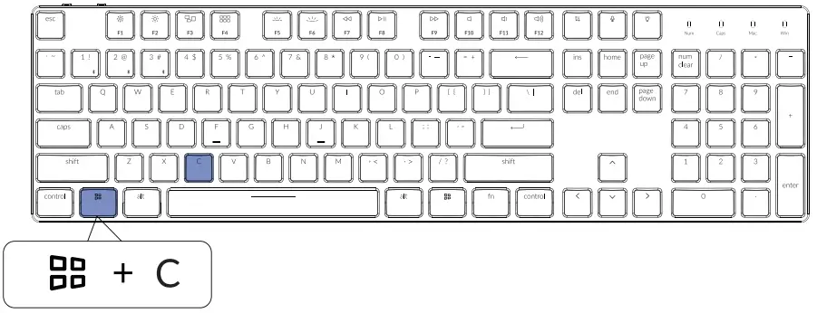 Keychron K5 Wireless Mechanical Keyboard - Fig 12