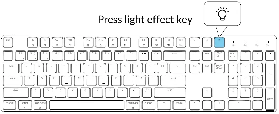 Keychron K5 Wireless Mechanical Keyboard - Fig 3