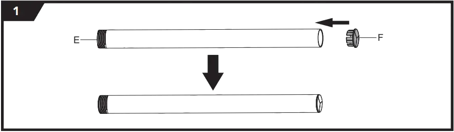 VonHaus 3000112 Double Vertical Monitor Stand D01