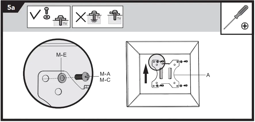 VonHaus 3000112 Double Vertical Monitor Stand D5a
