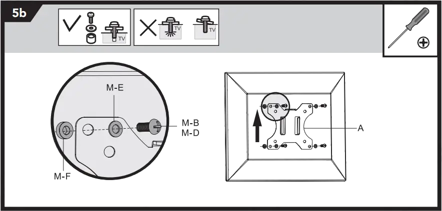 VonHaus 3000112 Double Vertical Monitor Stand D5b