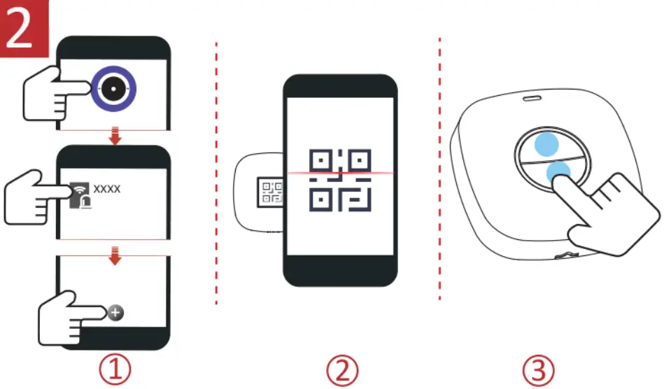 HIKVISION DS-PDEB2-EG2-WE Wireless Panic Button (double) - fig2