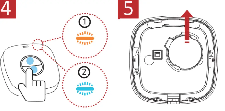 HIKVISION DS-PDEB2-EG2-WE Wireless Panic Button (double) - fig4