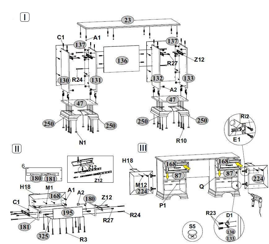 TIFFANY АН-024.43.00.00 Writing Table-3