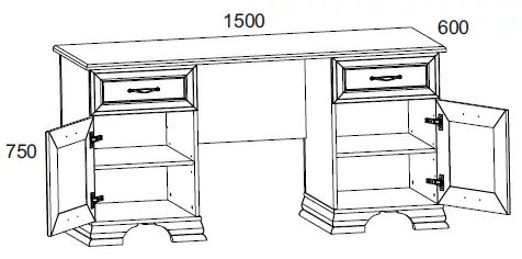 TIFFANY АН-024.43.00.00 Writing Table-4