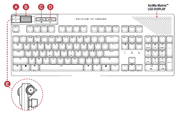ASUS ROG Strix Flare II Animate Keyboard 02