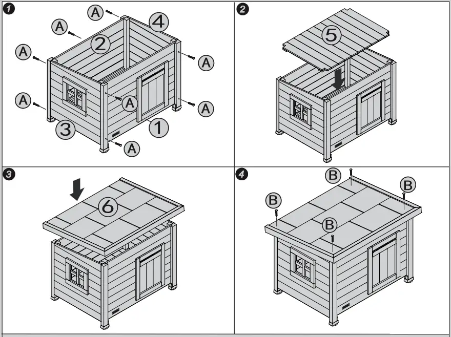 KERBL 80991 Cat House Rustica fig 1