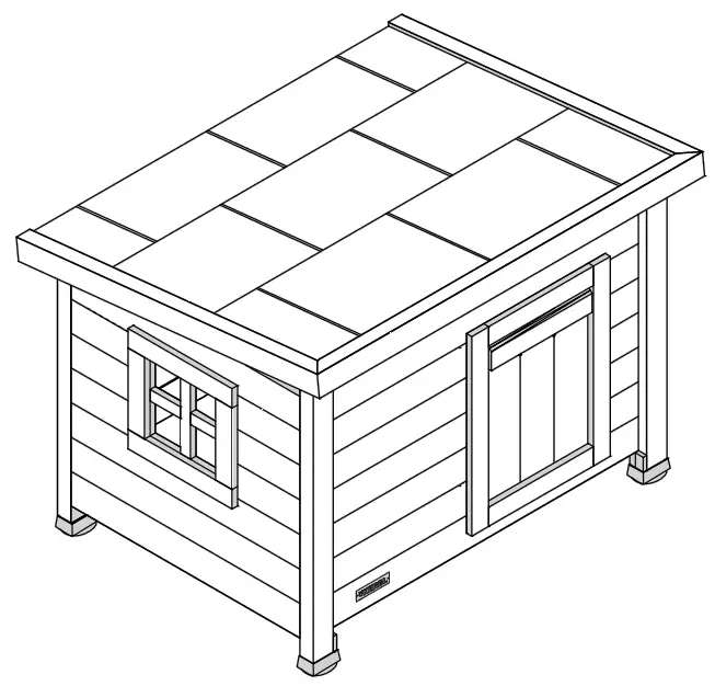 KERBL 80991 Cat House Rustica fig 2