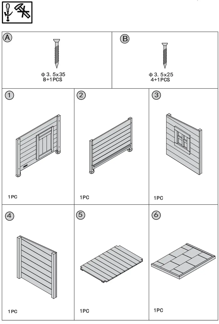 KERBL 80991 Cat House Rustica fig