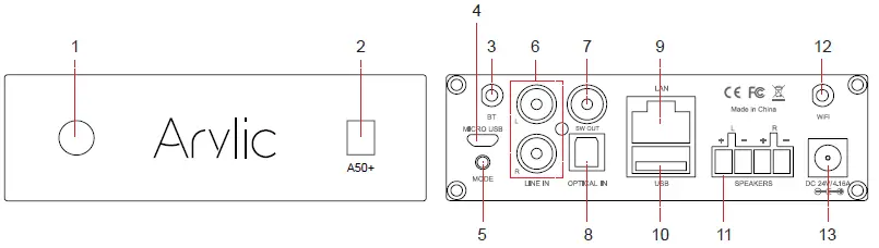 Arylic-A50-WiFi-amp-Bluetooth-Amplifier-FIG-2