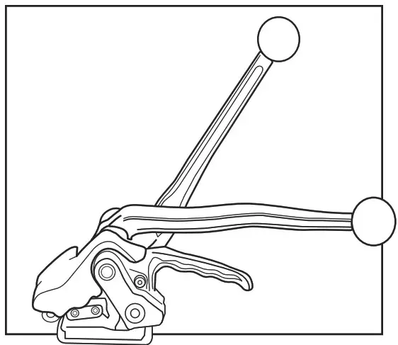 ULINE H-1067 Manual Steel Sealless Tool -