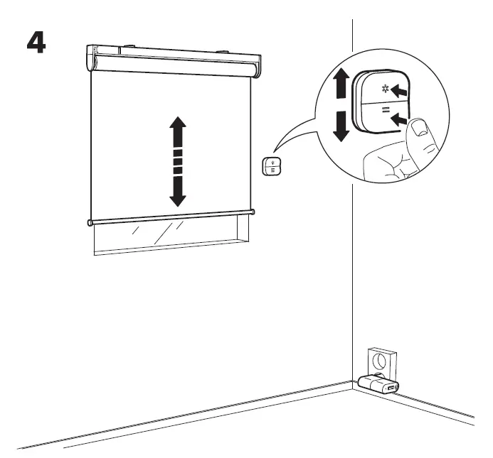 IKEA KADRILJ Roller Blind fig 3