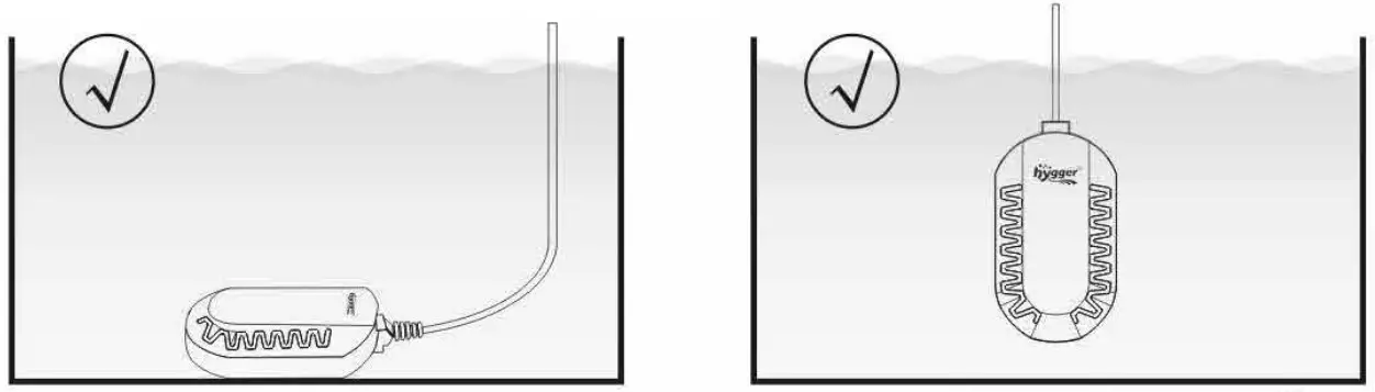 hygger HG 916 LED Digital Display Oval Heater - Figure 1