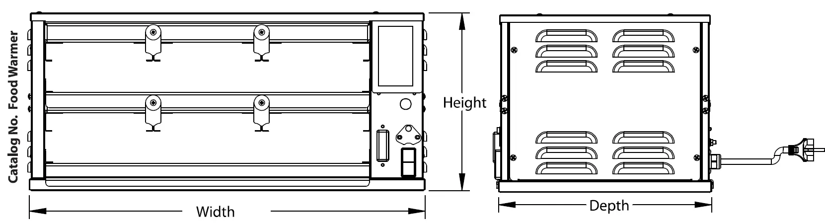 Duke RFHU-32-4 ReadyFlex 4 Inch Deep Hot Holding Cabinet 1
