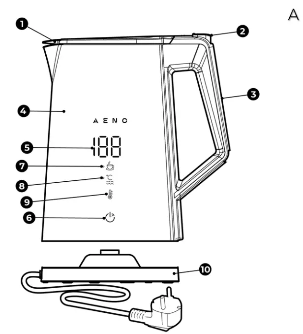 AENO EK7S Smart Kettle - Fig A