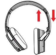 NC35 Noise Cancelling Wireless Bluetooth Headphones How to Wear