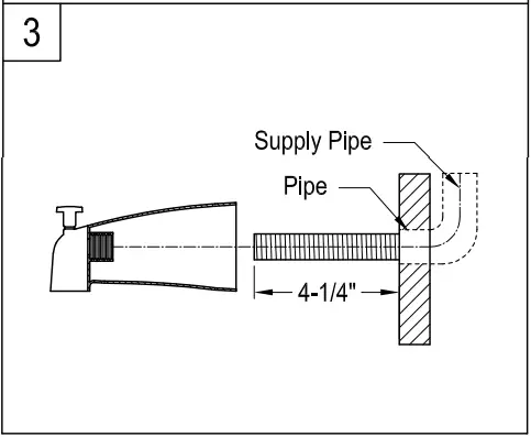 Kingston KB4653DL Pressure Balancing Valve Tub and Shower Unit-fi5