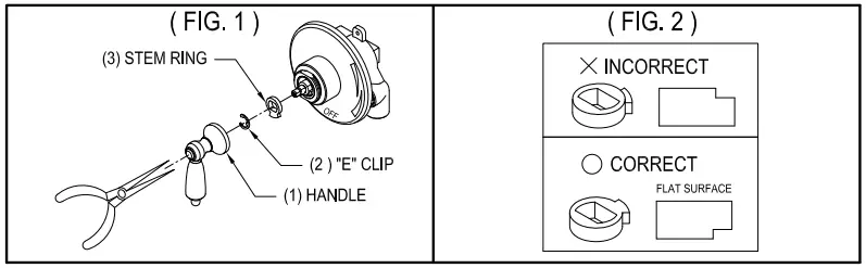 Kingston KB4653DL Pressure Balancing Valve Tub and Shower Unit-fig2