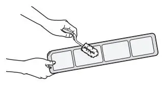 LG S3CW Styler Steam Closet with TrueSteam Technology and Exclusive Moving Hangers in Metallic Charcoal User Manual - Brush the lint filter with a soft brush